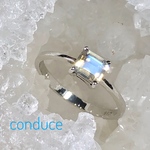 Blue moonstone.silver925ブルームーンストーンリング