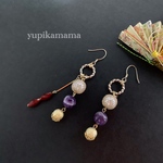 【へし切長谷部】イメージ /個性的☆ ピアス・イヤリング/刀剣/パワーストーン/イベント/刀剣乱舞/N39