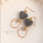 ꫛꫀꪝ♡あったかハートとクリスタルピアス‪♡イヤリング[GLAY]