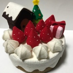 【送料無料】フェルトクリスマスケーキおうち