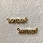 【限定】LONDON ロゴチャーム/2個セット