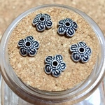 5点セット カレンシルバー  花座 パーツ no.62