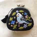 セキセイインコのがま口
