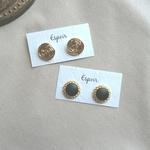 vintage＊ボタン セット ピアス/イヤリング