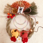 SALE お正月飾り しめ縄  イノシシさん付き ①