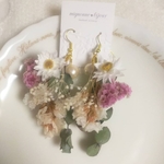 お花のブーケピアス💐