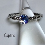 創作宝石《rainbow sapphire ring》