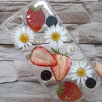 ☆[S2] 押し花 & 押しフルーツのスマホケース☆
