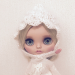 ブライス アウトフィット  模様編みのピクシーハット