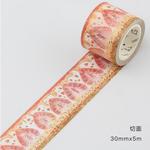 いちごケーキの断面♡　マスキングテープ１個　いちご