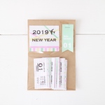 NEW YEARver.COLORFUL!BUS!TICKET!ver2 日付シール*2019年1月