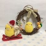 【yululu123様☆専用ページ】オーダー品  おまんじゅうインコちゃんのクリスマス