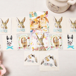 写真全部セット★うさぎ布シール☆コラージュにもＯｋ！