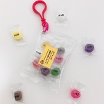 フェイクスイーツ☆駄菓子屋ドロップキーホルダー☆キャンディバッグ