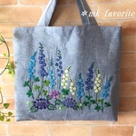 🌼N様ご予約（春夏の花々・両面刺繍トートバッグ）です(*^^*)