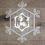 Air ornament 雪の結晶