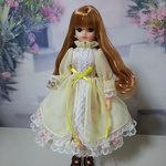 ブライス&リカちゃんサイズのワンピース