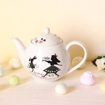 大人かわいいアリス❤うさぎとアリスのティーポット「ポーセラーツ」