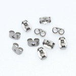M658  30個  ピアス チタンキャッチ 4×7mm 5ペア   3X【10ヶ】