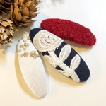 《限定3セット＊クリスマスカラー》ミナペルホネンஐ bonheur パッチンピン 3点セット ⑅◡̈*キッズ&ベビー✦ฺプレゼントにも