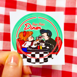 ダイナーステッカー