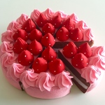 苺チョコホールケーキ