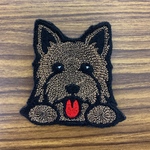 ノーリッチテリアの刺繍ワッペン