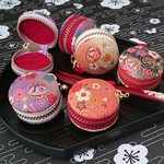 【再販】雅なマカロンコインケース＊和柄