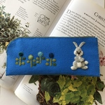 🐰felt de patchwork🐰ペンケース