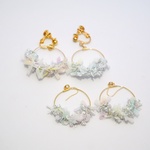 [Last2]ラメペガサスカラー 　の　毛糸　イヤリング or　ピアス