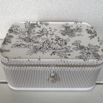 ♡再販②♡ メイクボックス マスクケース トワルドジュイ×ストライプ