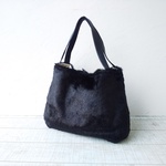 C様オーダー ブラックフェイクファー  ショルダーバッグ  