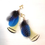 フェザーイヤリング/ピアス