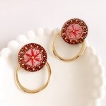 存在感♡ヴィンテージフラワーピアス&イヤリング