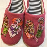 ロラライハリス柄スリッパ