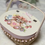 「mmmichii様オーダー品」スプリングハニー♥️楕円バスケット