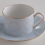 DAMASK Series カップ＆ソーサー（ベビーブルー）