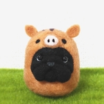 【megmel様専用ページ】うり坊だるまパグさん🐗クロ🐗