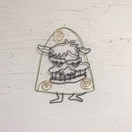 ワイヤーアート 正月 獅子 ワイヤークラフト