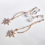 breit star* ロングピアス/イヤリング【ブルー】