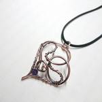 ワイヤーネックレス⑭-5ハートAM【先行販売】