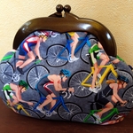 MADAME CHIGNON　がま口ポーチ　cycle　00673