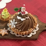 ＊Palmミニチュア＊クリスマスケーキ＊モンブラン　サンタ　＊