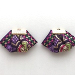 ブレードタッセル 紫×カラフル　♡2個セット♡