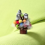 お取り置き品 babyペンギンツリー 羊毛フェルト