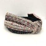 mikko2507様 専用 LINTON TWEED♡大人のための甘辛ミックス♡結びリボンカチューシャ♡幅広