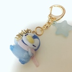 メリクリ★雪の結晶みっけ♪ペンちゃんキーホルダー