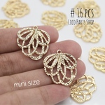 16個 ＊ mini フラワーシャワー チャーム