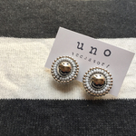 再販♡メタリックカボションピアス