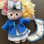ステラルーのお洋服♪ブルー♪ぬいぐるみバッチ用